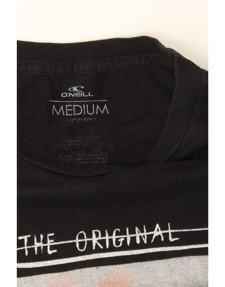 O'NEILL Mens Modern Graphic T-Shirt Top Medium Black Vintage O'Neill and Second-Hand O'Neill from Messina Hembry 