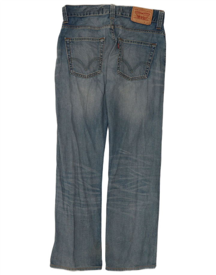 Męskie jeansy Levi's 506 Straight W31 L30 Niebieskie bawełniane