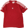 Męska koszulka z grafiką Adidas, średnia, bordowa bawełna