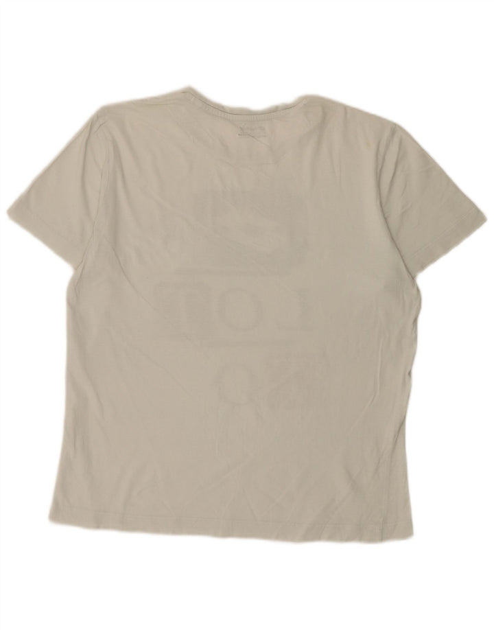Męska koszulka graficzna Lotto Top Medium White
