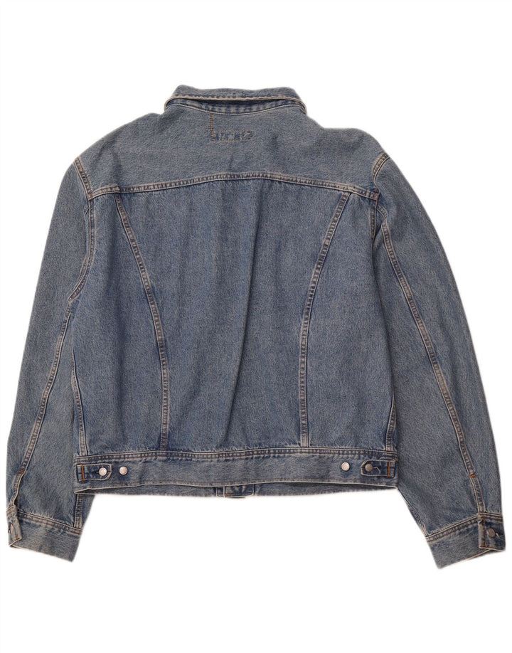 Męska kurtka dżinsowa REPLAY UK 44 2XL niebieska, bawełniana