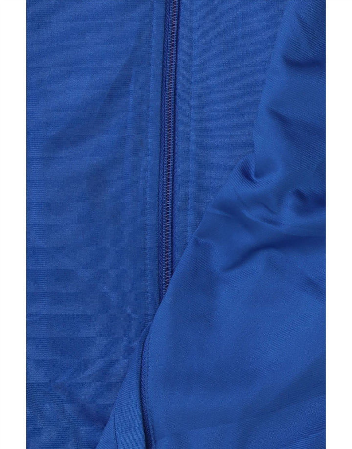 Męska kurtka dresowa LOTTO z grafiką 2XL Niebieski poliester z blokami kolorów