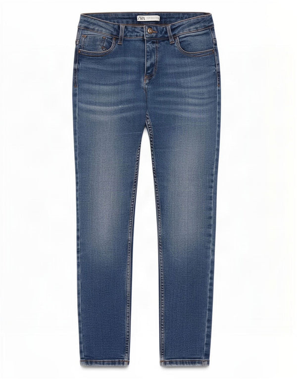 Damskie jeansy skinny Zara EU 38 Small W28 L27 Niebieskie bawełniane