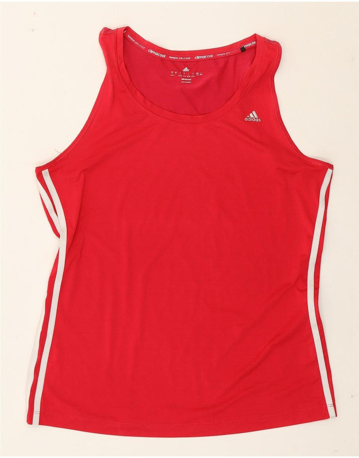 Adidas Damska Kamizelka Climacool Top UK 16/18 Duży Różowy Poliester
