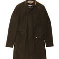SUPERDRY Mens Overcoat UK 36 Small Khaki Wool Vintage Superdry and Second-Hand Superdry from Messina Hembry 