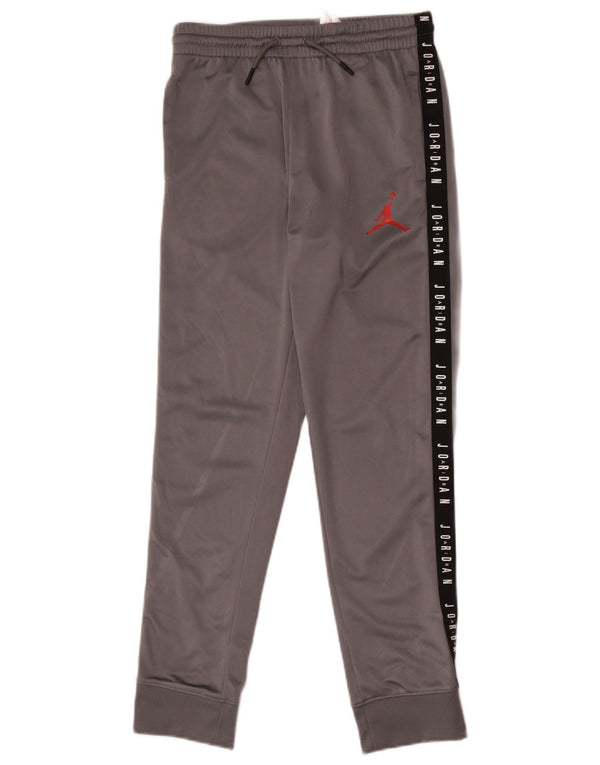 Chłopięce spodnie dresowe Jordan Joggers 12-13 lat, duże, szare, z blokami kolorów