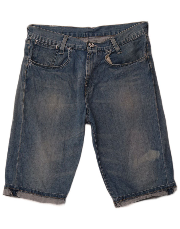 Męskie spodenki jeansowe LEVI'S W30 Średnioniebieskie, bawełniane