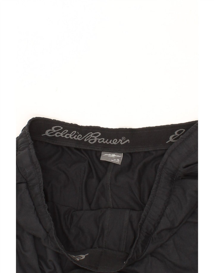 EDDIE BAUER Mens Sport Shorts XL  Black Cotton Vintage Eddie Bauer and Second-Hand Eddie Bauer from Messina Hembry 