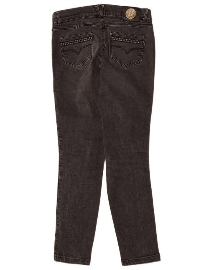 Damskie jeansy Versace IT 42 Medium W30 L29 Szara bawełna