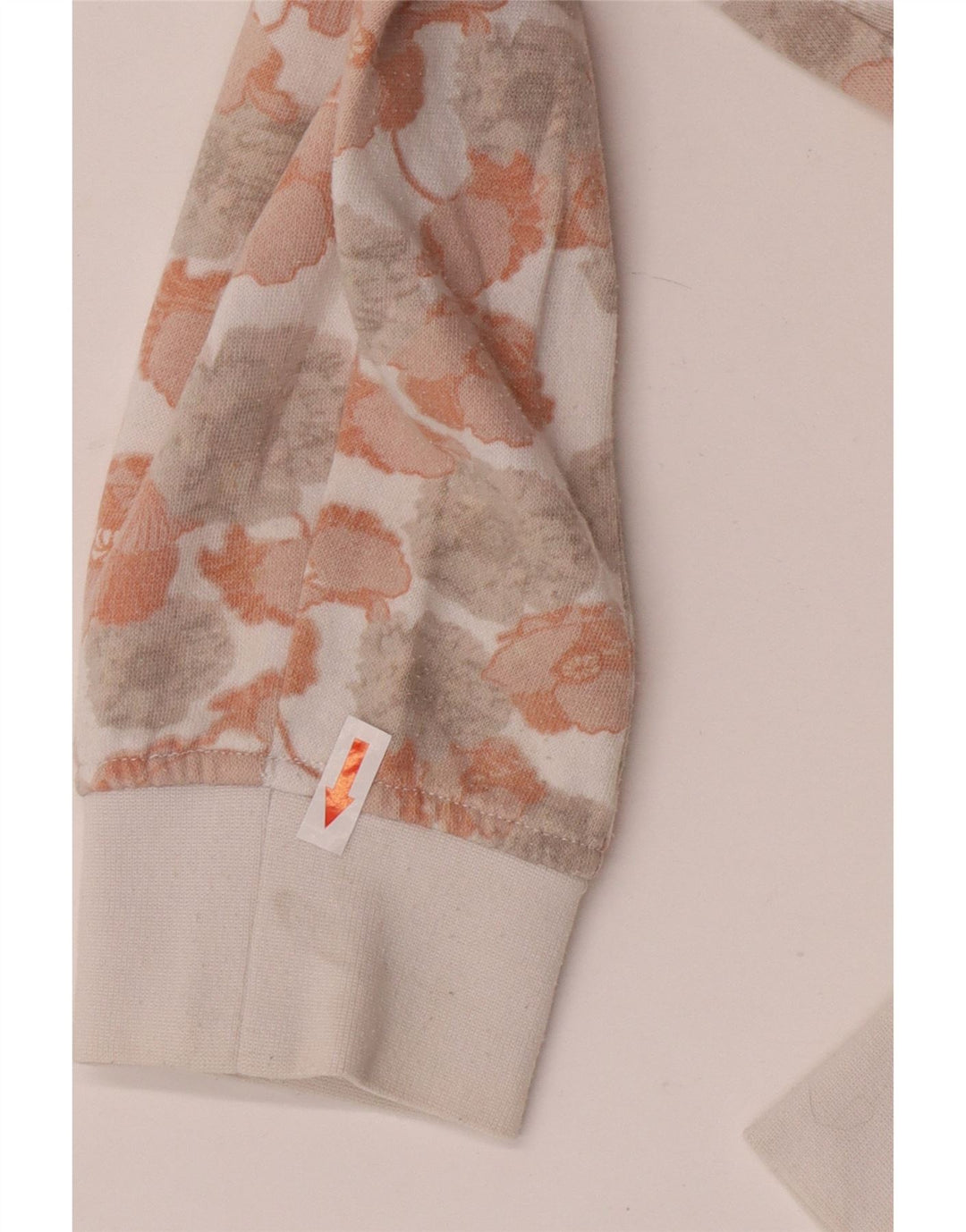 Damska bluza dresowa Vans Graphic Oversize UK 14, średnia, biała w kwiaty