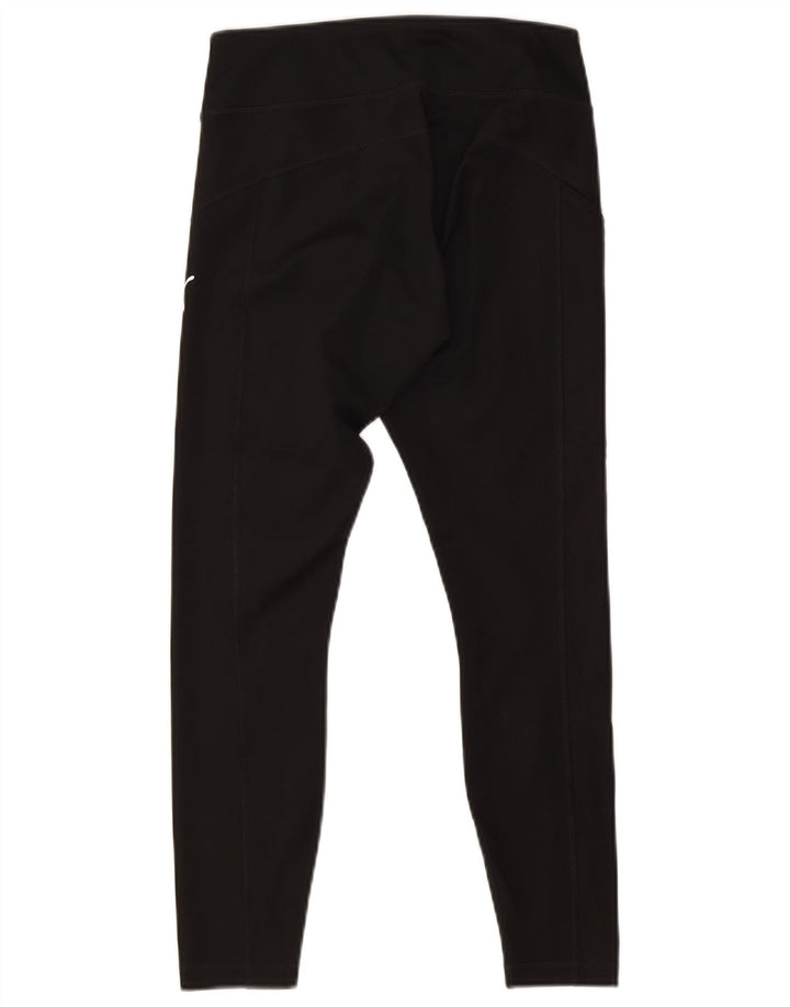 Damskie legginsy Puma Crop UK 8, małe, czarne, poliestrowe