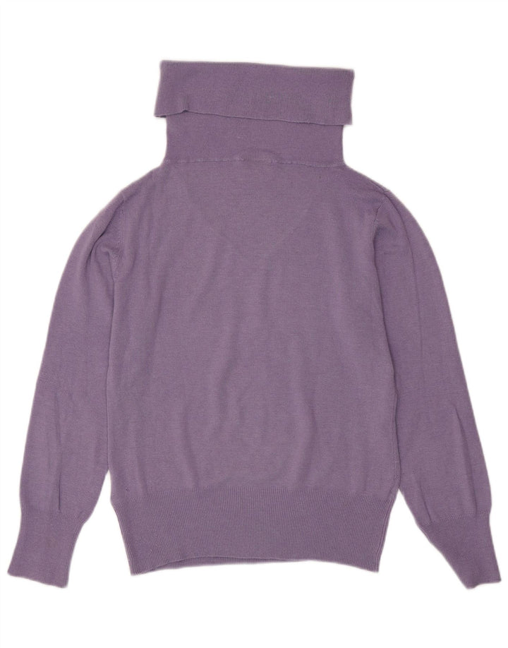 Damski sweter z golfem ELLESSE IT 46, duży, fioletowy, modal