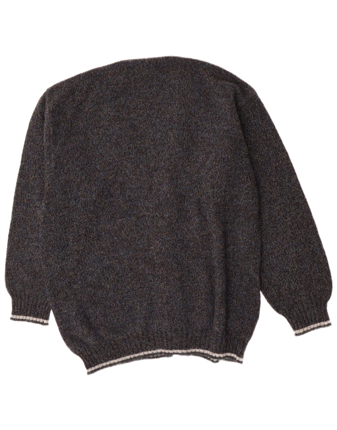 Vintage męski sweter kardigan IT 54 XL szara wełna
