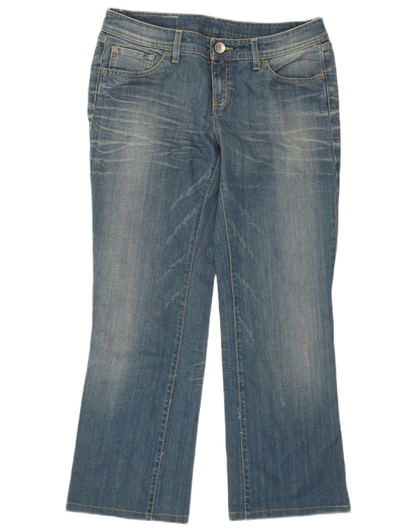 Damskie dżinsy Bootcut Benetton W29 L27 Niebieskie bawełniane