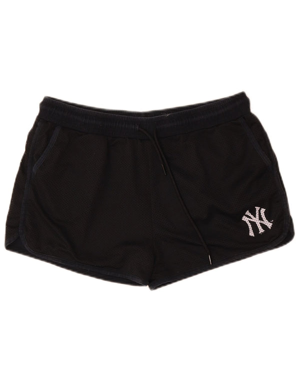 Damskie spodenki sportowe Majestic New York Yankees UK 14, średnie, czarne, bawełniane