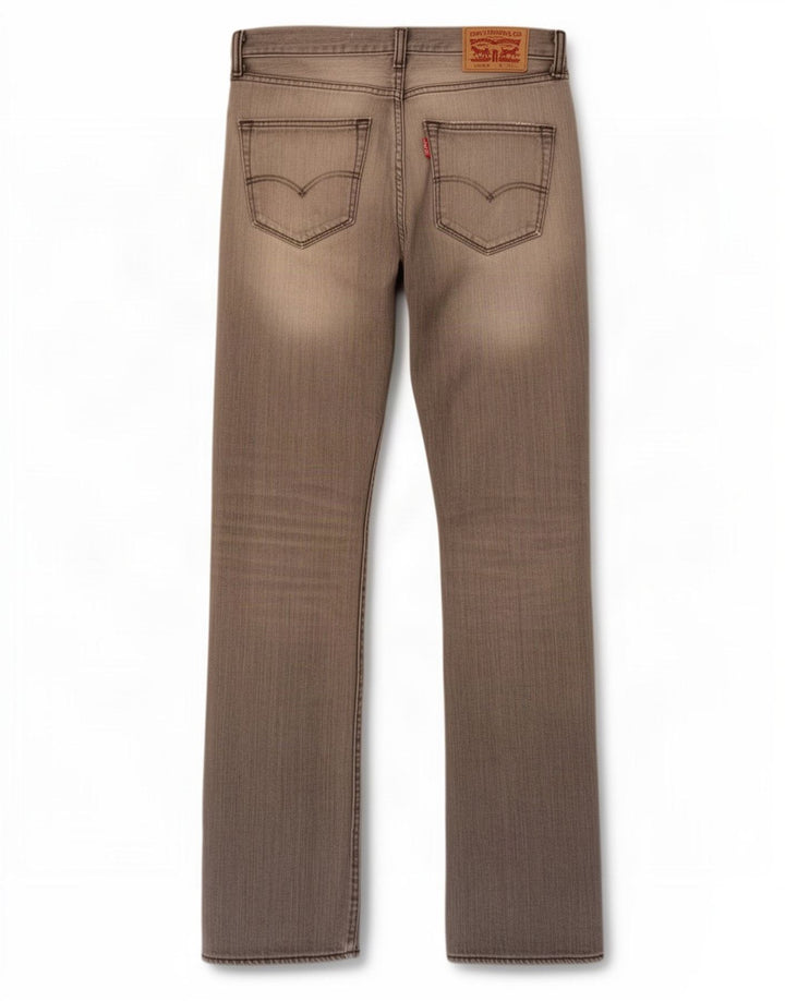 Damskie jeansy Levi's 501 Straight W30 L32 Szara bawełna