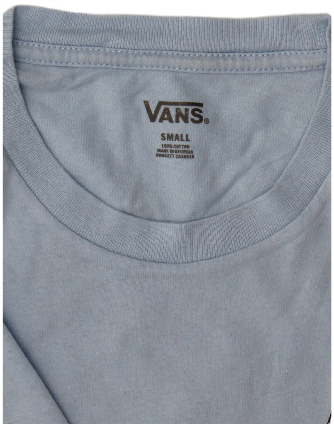 Męski T-shirt z grafiką VANS, mały, niebieski