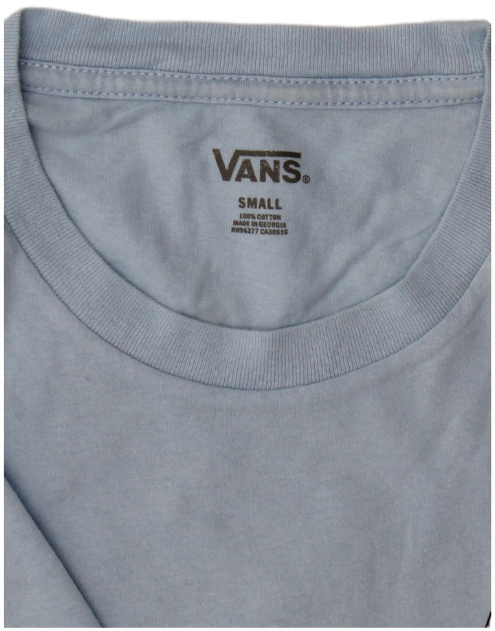 Męski T-shirt z grafiką VANS, mały, niebieski