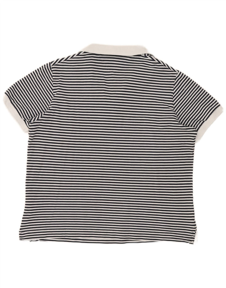 Damska koszulka polo TOMMY HILFIGER UK 20 2XL granatowa w paski, marynarska