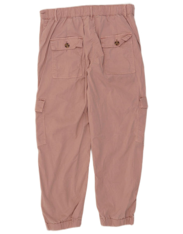Spodnie dresowe Marks & Spencer Męskie Joggery UK 12 Medium W32 L24 Różowe