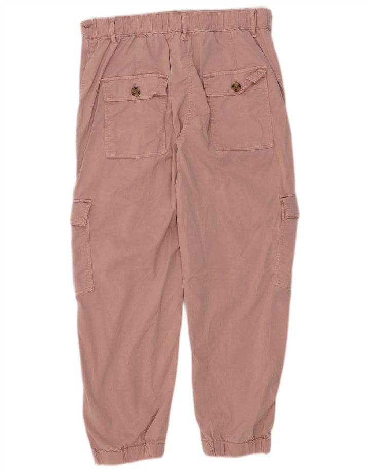 Spodnie dresowe Marks & Spencer Męskie Joggery UK 12 Medium W32 L24 Różowe