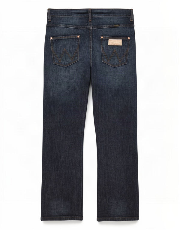 Damskie jeansy Wrangler Kane Straight W30 L32 Granatowe, bawełniane