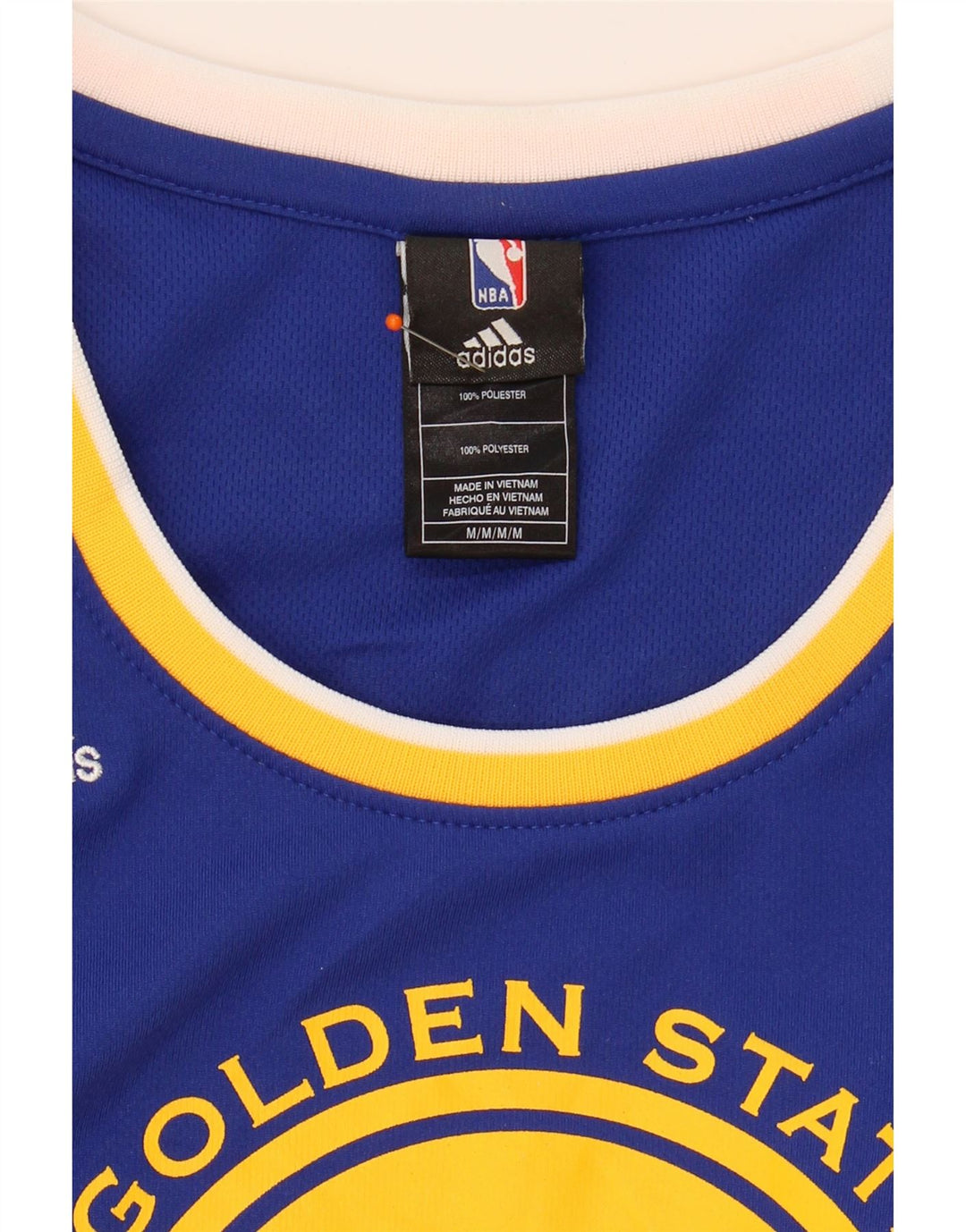 ADIDAS Womens Durant  35 Graphic Vest Top UK 12 Medium Navy Blue Polyester Vintage Adidas and Second-Hand Adidas from Messina Hembry 