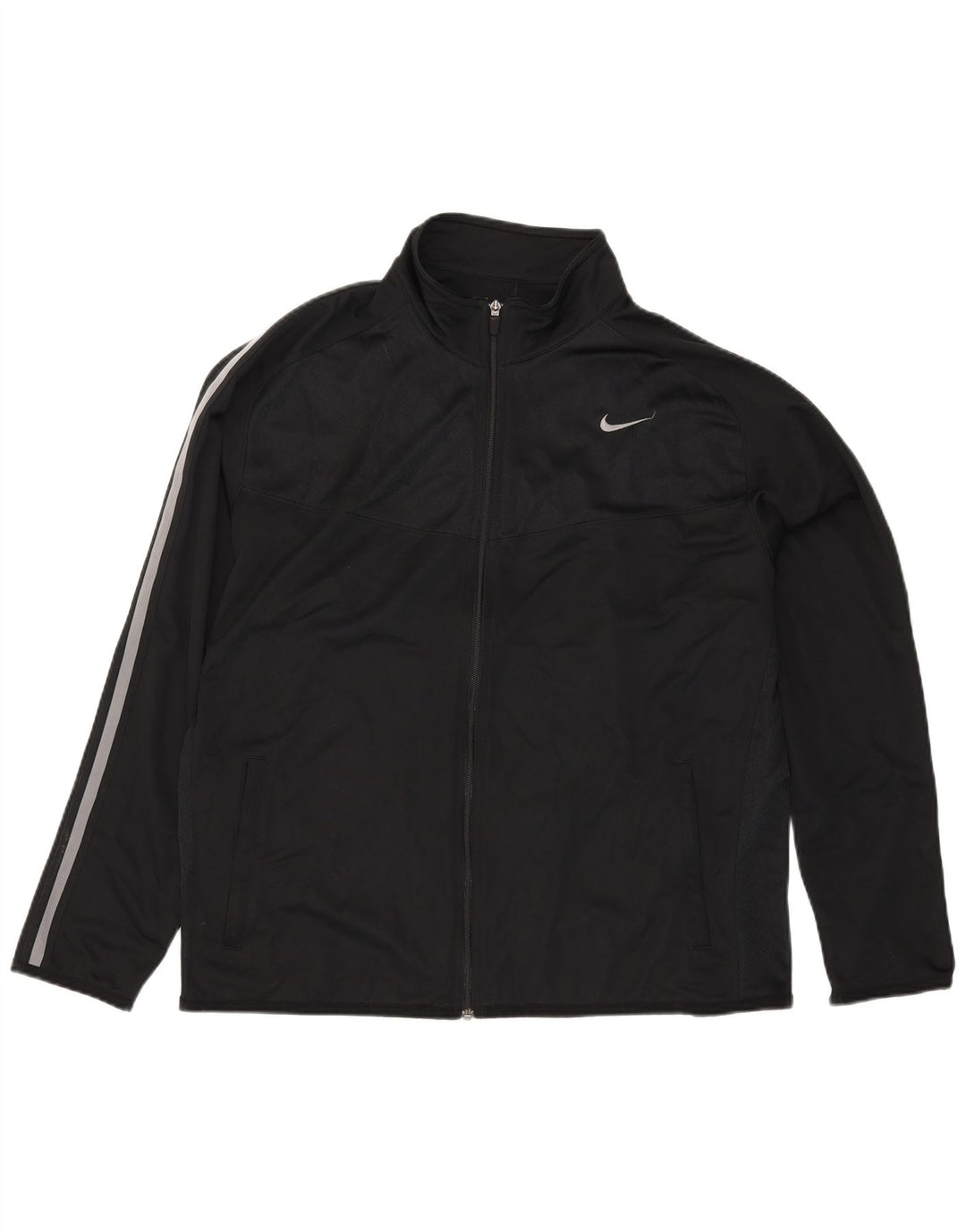 Męska kurtka dresowa Nike 2XL, czarna, poliestrowa