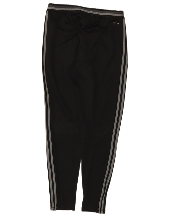 Męskie spodnie dresowe Adidas Climacool Graphic, małe, czarne, poliestrowe