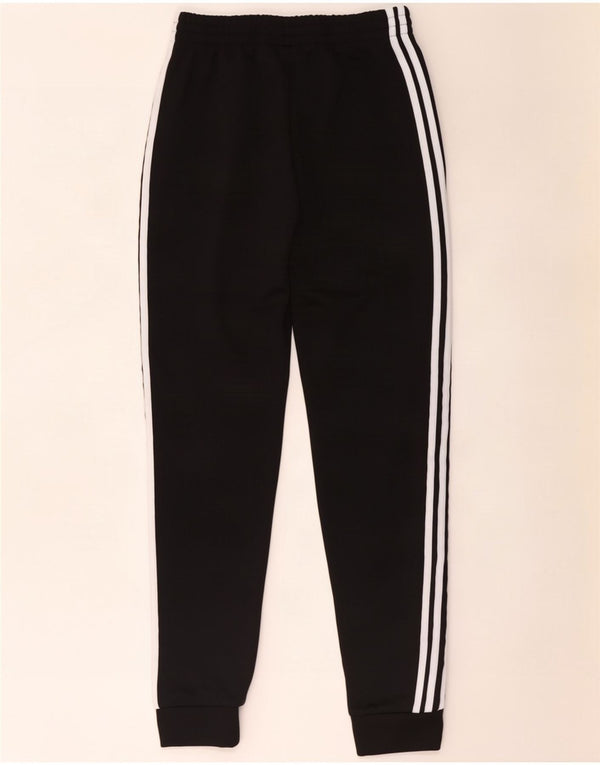 Męskie spodnie dresowe Adidas, małe, czarne, poliestrowe