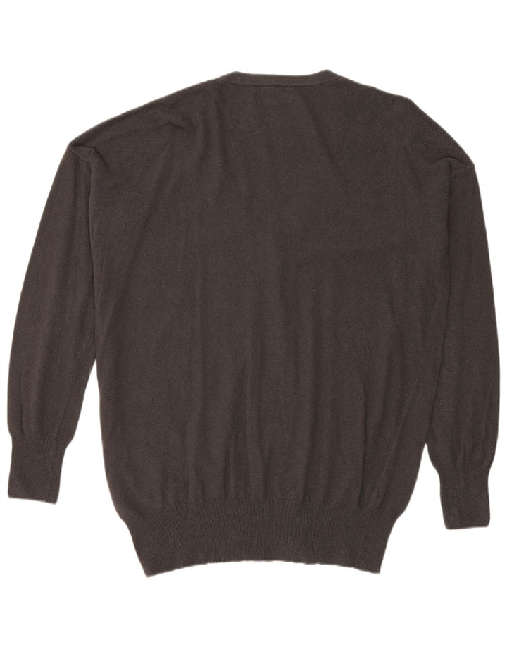 Męski sweter rozpinany Trussardi XL, szara wiskoza