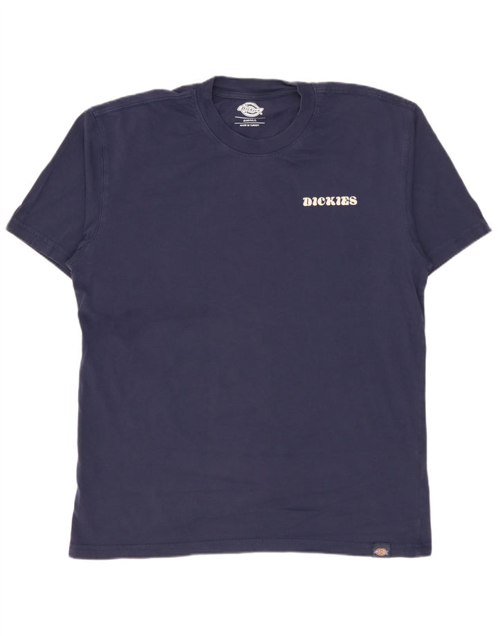 Męska koszulka z grafiką DICKIES, mała, granatowa, bawełniana