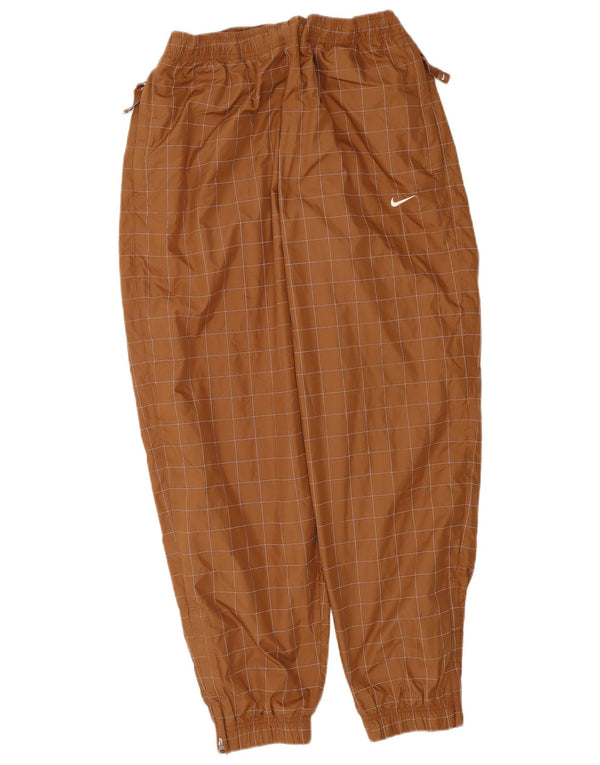 Damskie spodnie dresowe Nike o luźnym kroju Joggers UK 12 Średnia brązowa kratka
