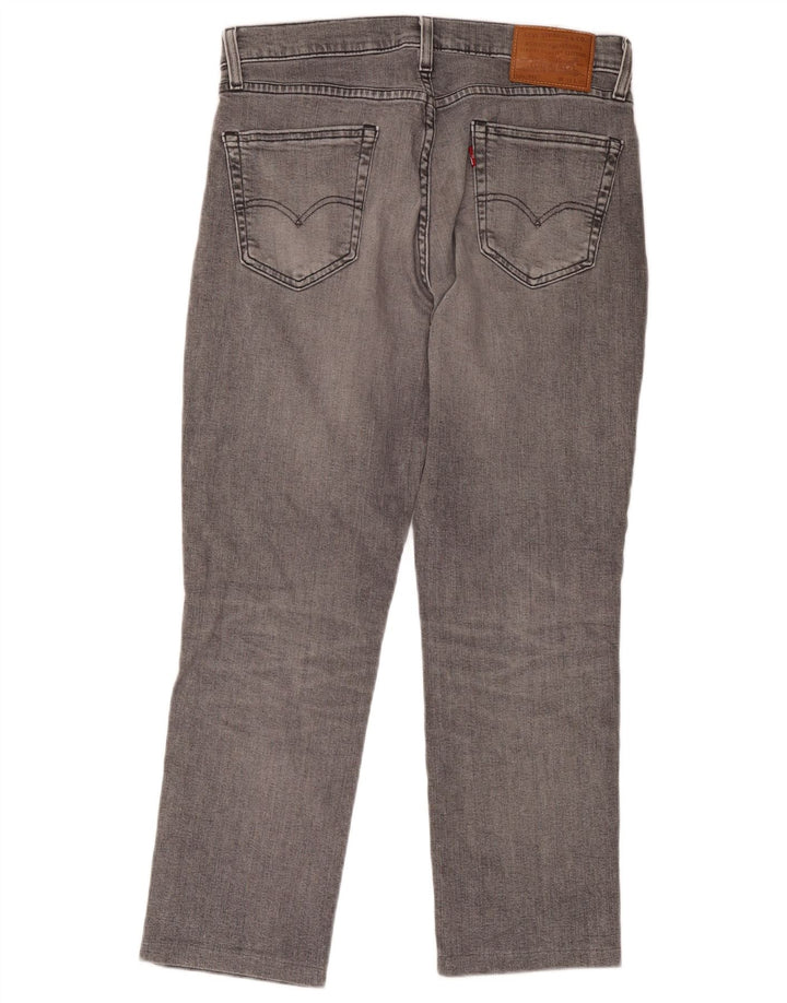 Męskie jeansy Levi's 511 Slim W33 L32 Szara bawełna