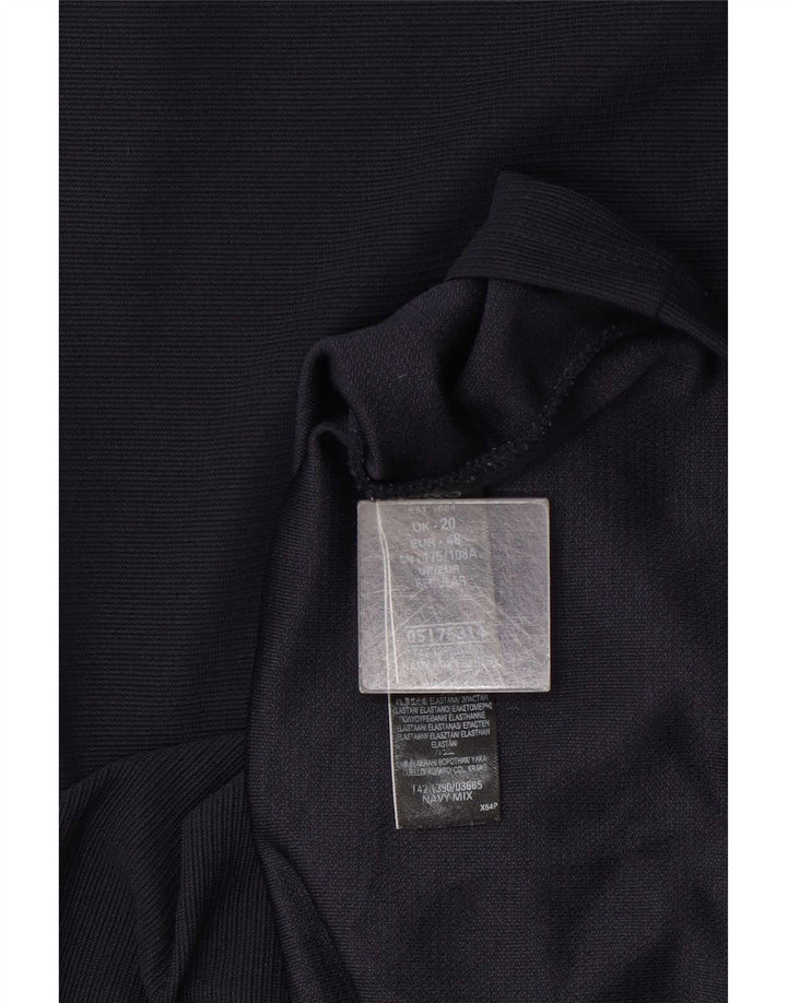 Marks & Spencer Damska sukienka typu shift UK 20 2XL Granatowy poliester