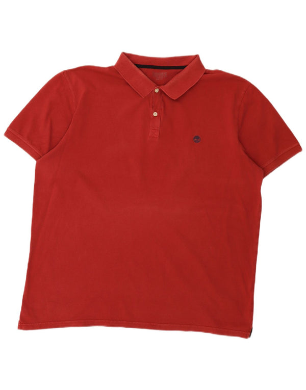 Męska koszulka polo Timberland Slim Fit 2XL czerwona