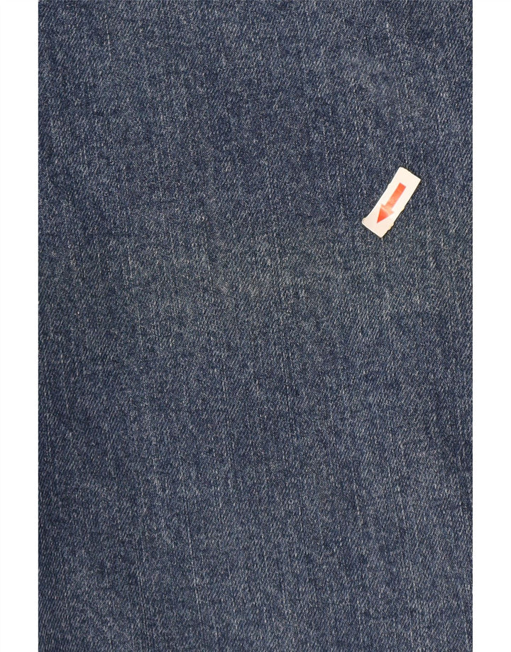 Męskie jeansy Wrangler o swobodnym kroju, zwężane W42 L30, niebieska bawełna