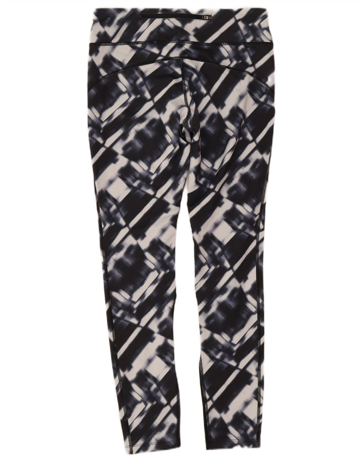 Damskie legginsy Nike Dri Fit UK 12, średni granatowy, geometryczny poliester