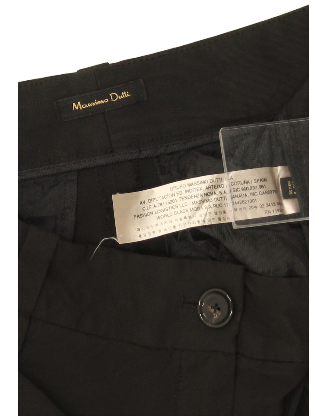 Spodnie damskie Massimo Dutti EU 40 Medium W30 L24 Czarna wiskoza