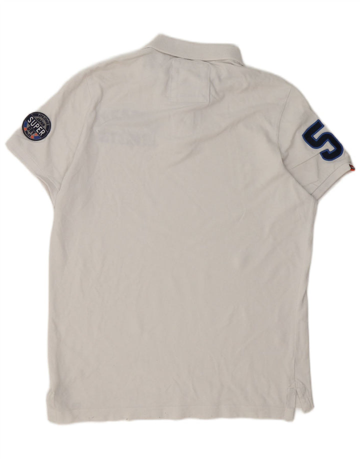 Męska koszulka polo Superdry Graphic 2XL w kolorze białym