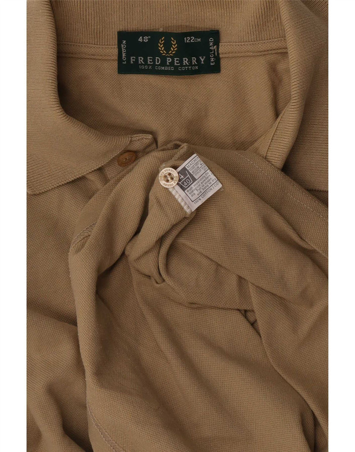 Męska koszulka polo Fred Perry, duża, bawełniana khaki