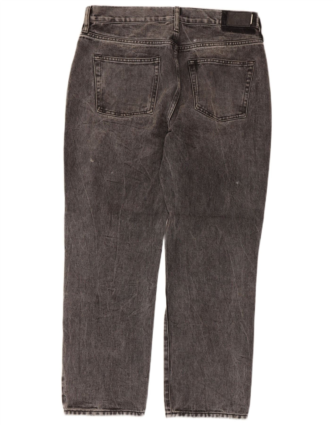 Męskie proste dżinsy Superdry W32 L28 Szara bawełna