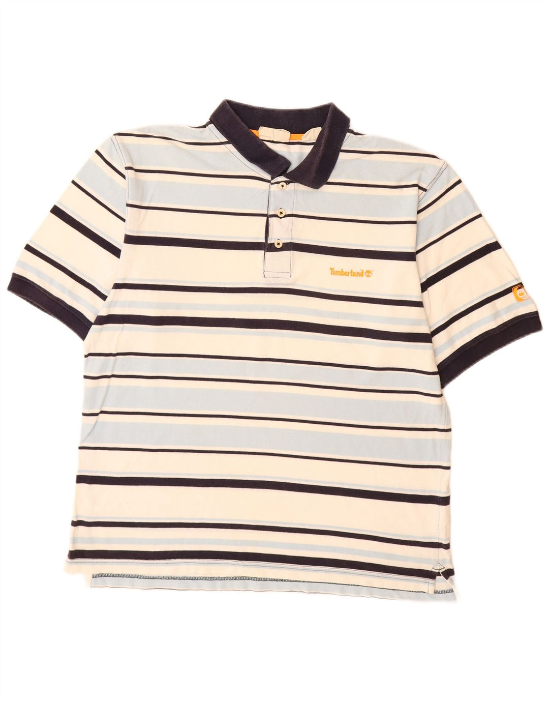 Męska koszulka polo TIMBERLAND XL, bawełniana w kolorowe paski