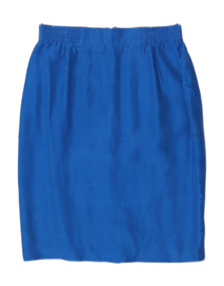 Vera Mont Damski zestaw spódnic zapinanych na 6 guzików, UK 14 Medium W28 Niebieski jedwab