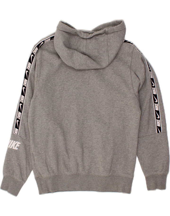 NIKE Mens Graphic Hoodie Jumper Small Grey Cotton Vintage Nike and Second-Hand Nike from Messina Hembry 