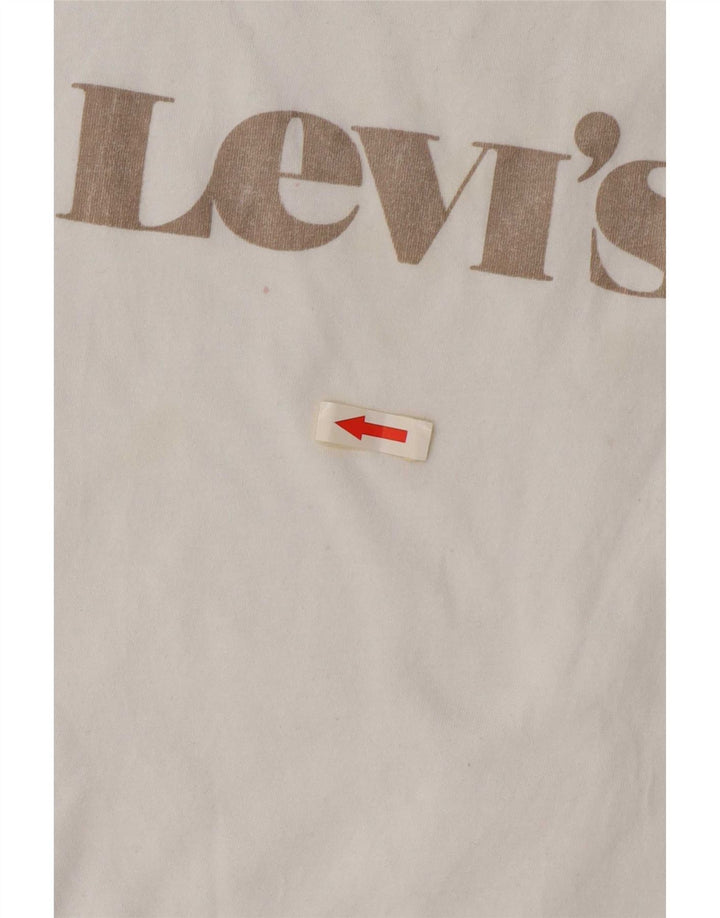 Damska koszulka z grafiką Levi's Top UK 10 Small White
