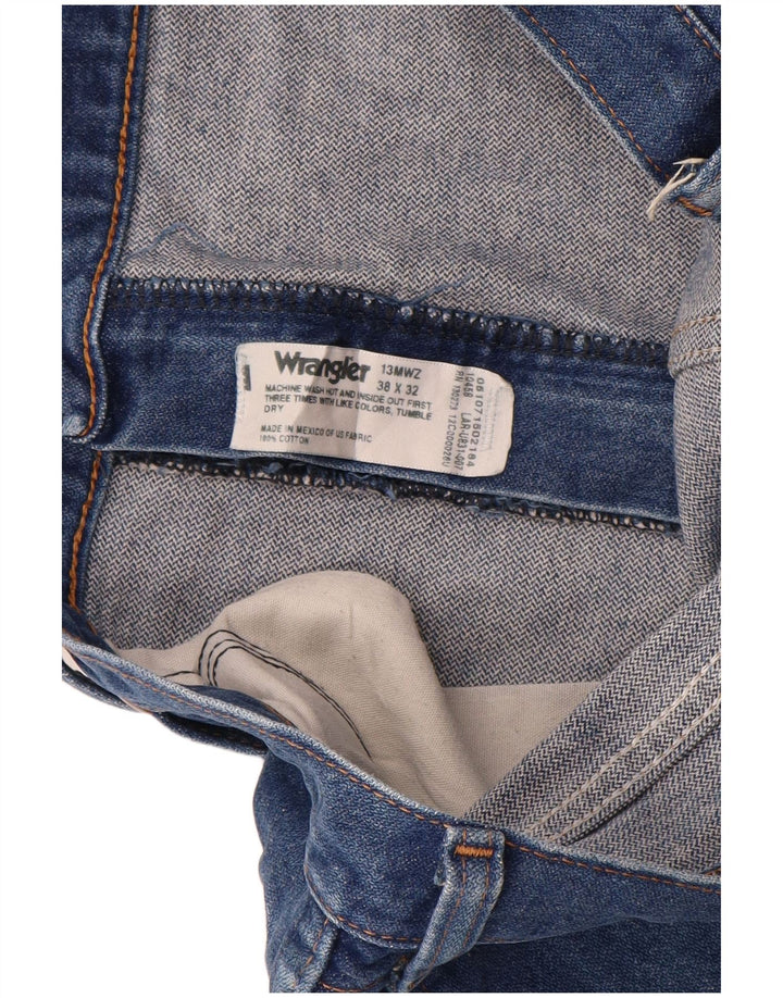 Męskie spodenki jeansowe WRANGLER W38 XL, niebieskie, bawełniane