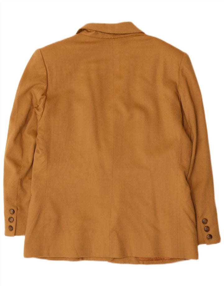 Damska marynarka zapinana na 3 guziki PIACENZA UK 16, duża brązowa