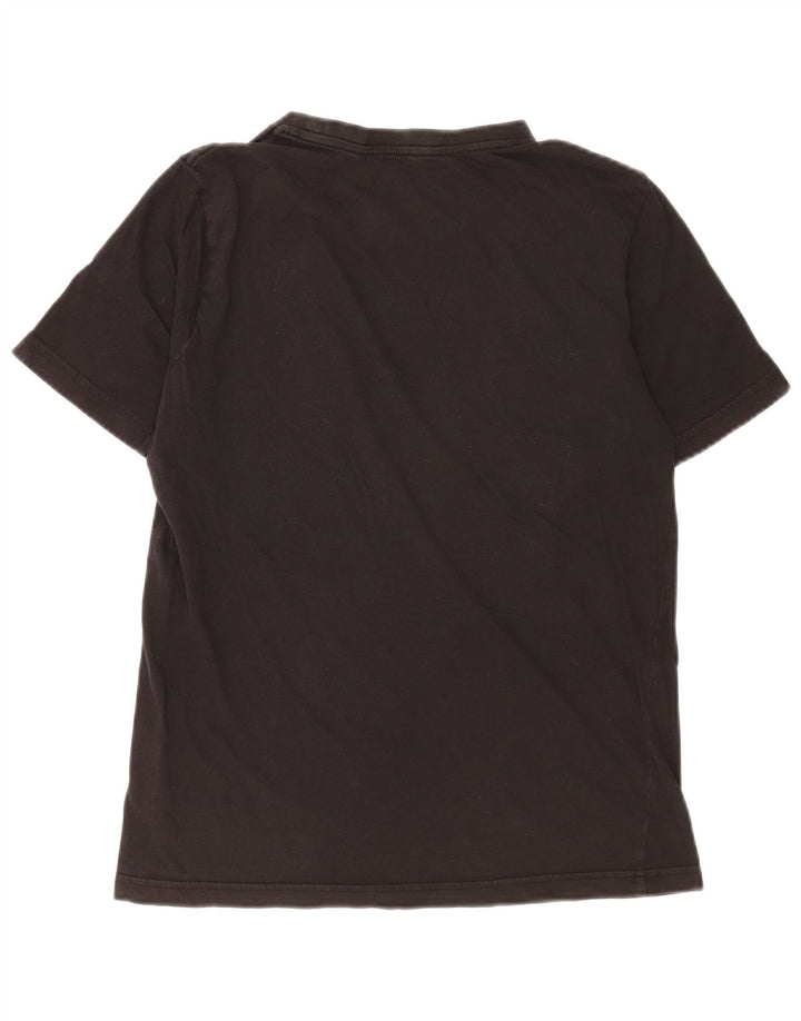Męski T-shirt z grafiką Puma, mały, czarny, bawełniany