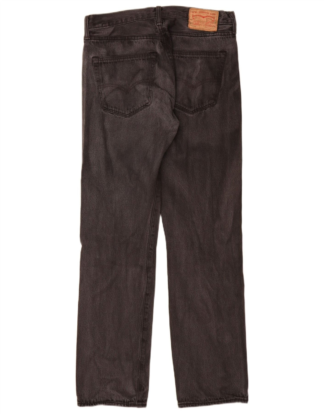 Męskie proste dżinsy Levi's W32 L32 Szara bawełna